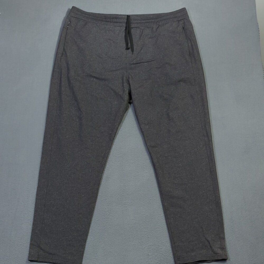 Public Rec Pants Men's 44x32 Gray Joggers Drawstring Athletic Casual